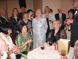 Prezydentowa Maria Kaczynska w Kanadzie - 2009 rok ( w zielonej sukience) obok sekretarz Kola 27 SPK Franciszka Majerska